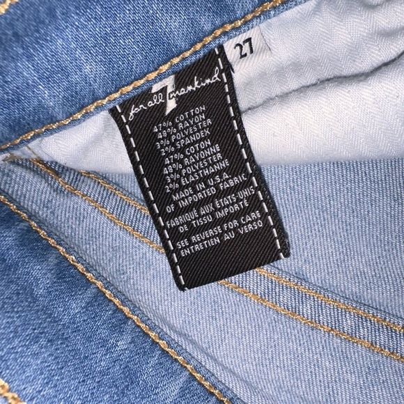 7 For All Mankind Skinny size 27 - Picture 11 of 12